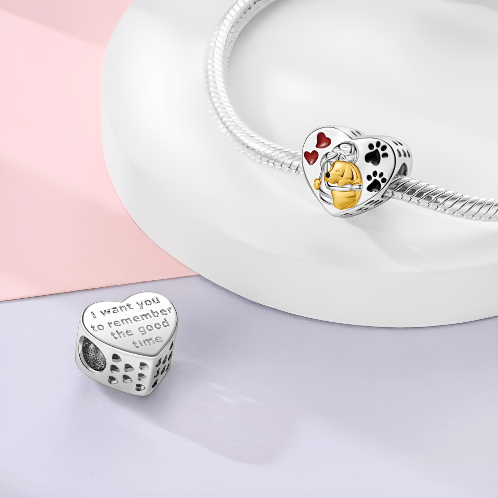Golden Hug Charm