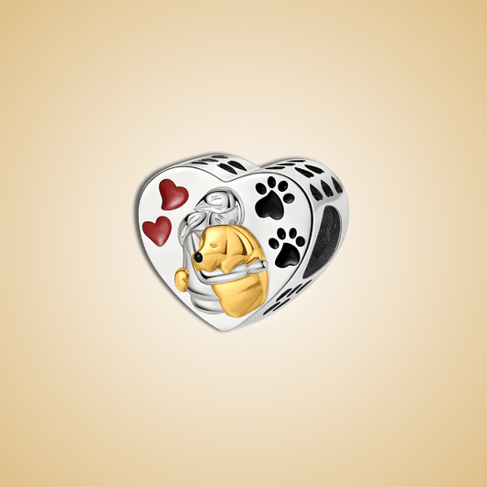 Golden Hug Charm