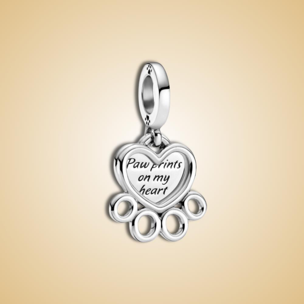 Loyal Pawprints Charm