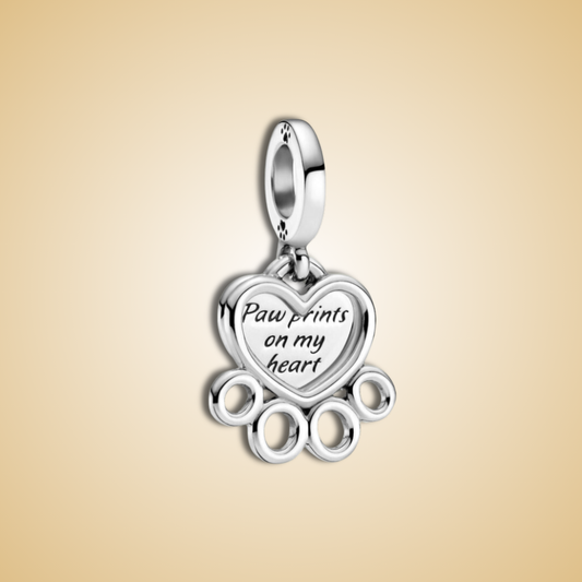 Loyal Pawprints Charm